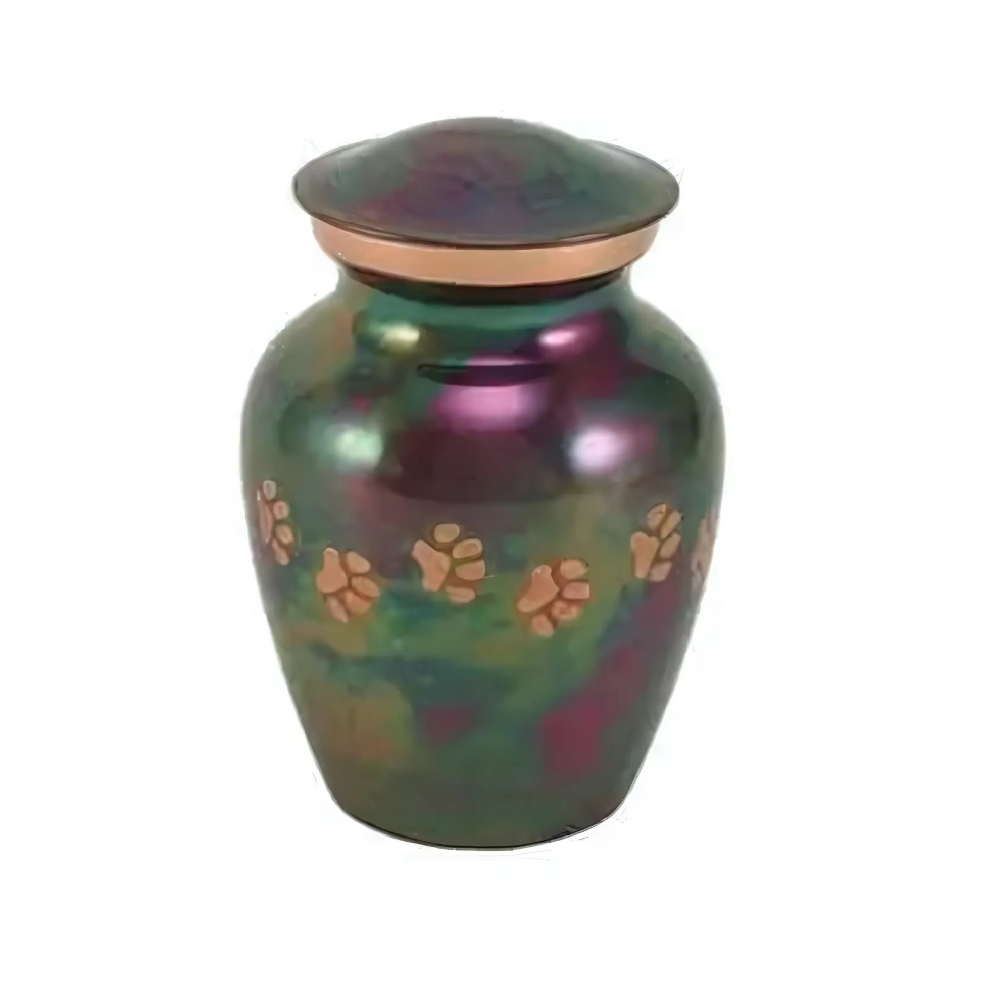 Gabrielle Paw Raku Small Pet Urn High-Resolution Image