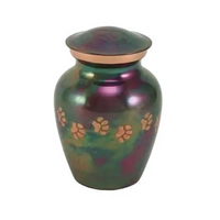 Gabrielle Paw Raku Small Pet Urn High-Resolution Image