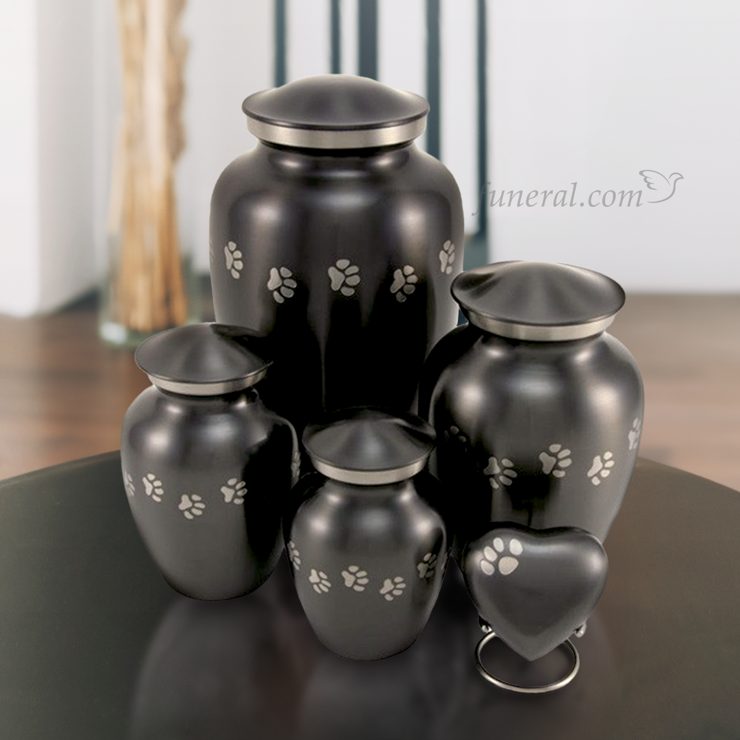 Gabrielle Paw Slate Extra Large Pet Urn Set