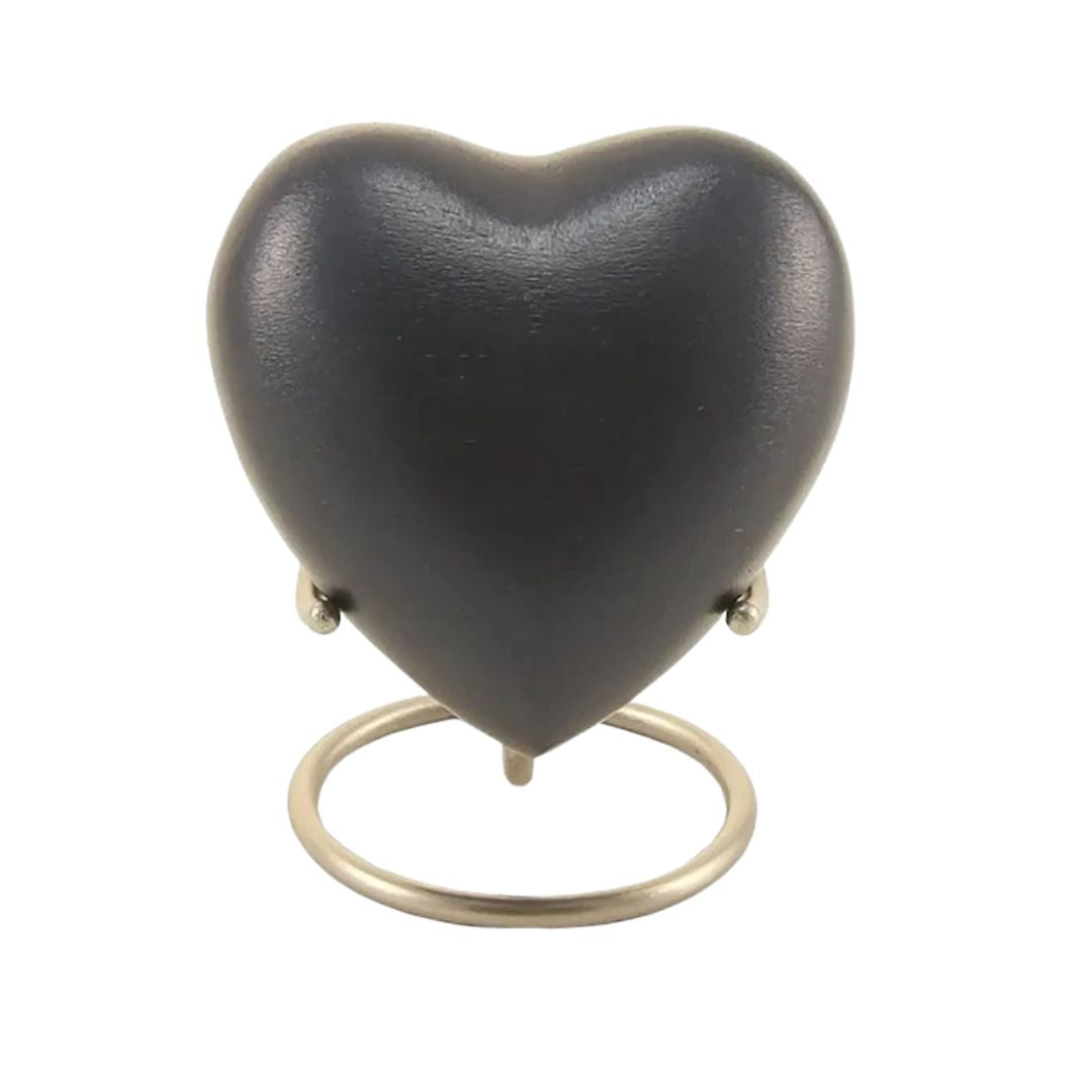 Grecian Blue Brass Heart Keepsake