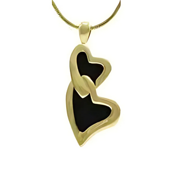 Infinity Hearts Stainless Steel Cremation Jewelry Pendant