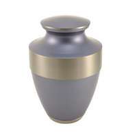 Lineas Adult Starlight Blue Brass Urn