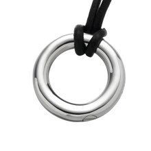 Sterling Silver Eternity Double Chamber Pendant, Cremation Necklace