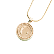 Stainless Steel Sun, Moon, Star Pendant, Cremation Necklace