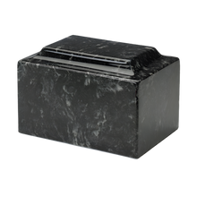 MacKenzie Classic Urn+Vault® for Ashes - Cultured Marble - Ebony