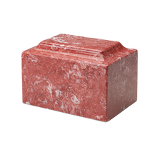 MacKenzie Classic Cultured Marble Urn for Ashes - Rose