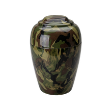 MacKenzie Grecian Cultured Marble Urn for Ashes - Camo