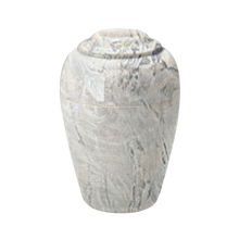 MacKenzie Grecian Urn+Vault® for Ashes - Cultured Marble - Carrera