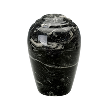 MacKenzie Grecian Urn+Vault® for Ashes - Cultured Marble - Ebony