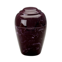 MacKenzie Grecian Urn+Vault® for Ashes - Cultured Marble - Merlot