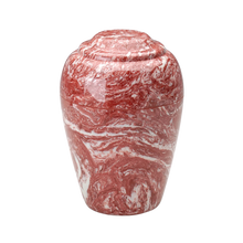 MacKenzie Grecian Urn+Vault® for Ashes - Cultured Marble - Rose