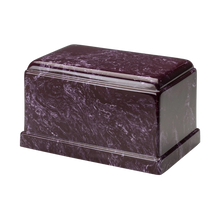 MacKenzie Olympus Urn+Vault® for Ashes - Cultured Marble - Merlot