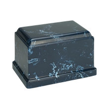 MacKenzie Olympus Urn+Vault® for Ashes - Cultured Marble - Navy