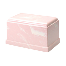 MacKenzie Olympus Urn+Vault® for Ashes - Cultured Marble - Pink