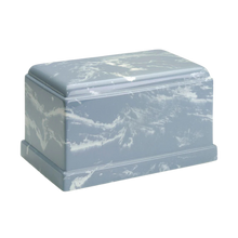 MacKenzie Olympus Urn+Vault® for Ashes - Cultured Marble - Wedgewood