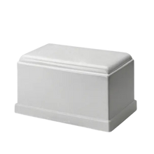 MacKenzie Olympus Urn+Vault® for Ashes - Cultured Marble - White