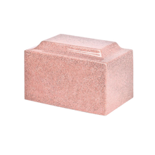 MacKenzie Classic Cultured Granite Urn for Ashes - Champagne