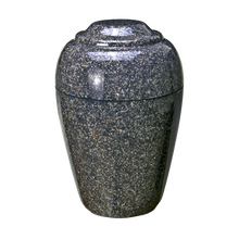 MacKenzie Grecian Cultured Granite Urn for Ashes - Kodiak Brown