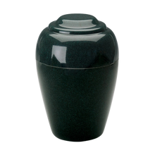 MacKenzie Grecian Cultured Granite Urn for Ashes - Sea Holly Green