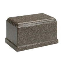 MacKenzie Olympus Urn+Vault® for Ashes - Cultured Granite - Kodiak Brown