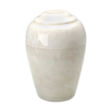 MacKenzie Grecian Cultured Onyx Urn for Ashes - Pearl