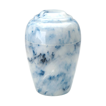 MacKenzie Grecian Cultured Onyx Urn for Ashes - Sapphire