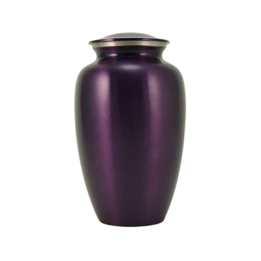 Midnight Solace Adult Purple Brass Urn