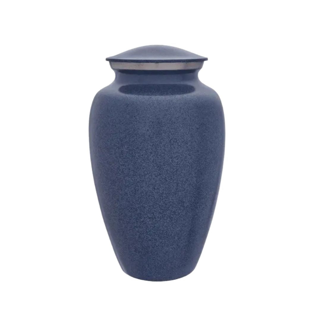 Midnight Solace Adult Skye Blue Brass Urn