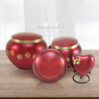 Noah Crimson Large Pet Urn Set