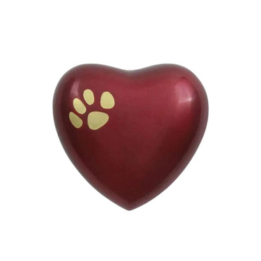 Noah Crimson Heart Pet Keepsake Urn