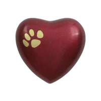 Noah Crimson Heart Pet Keepsake Urn