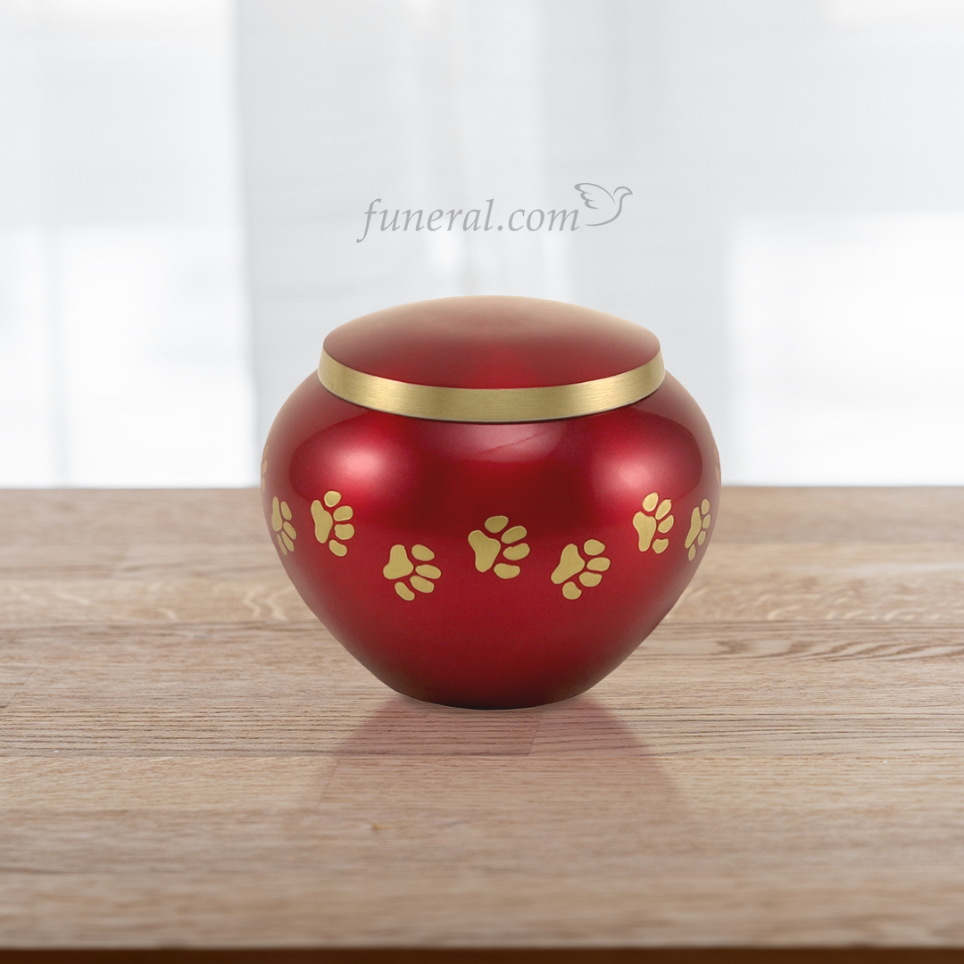 Noah Crimson Large Pet Urn