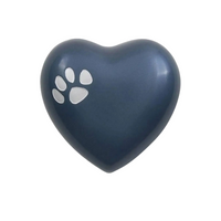 Noah Moonlight Blue Heart Pet Keepsake Urn