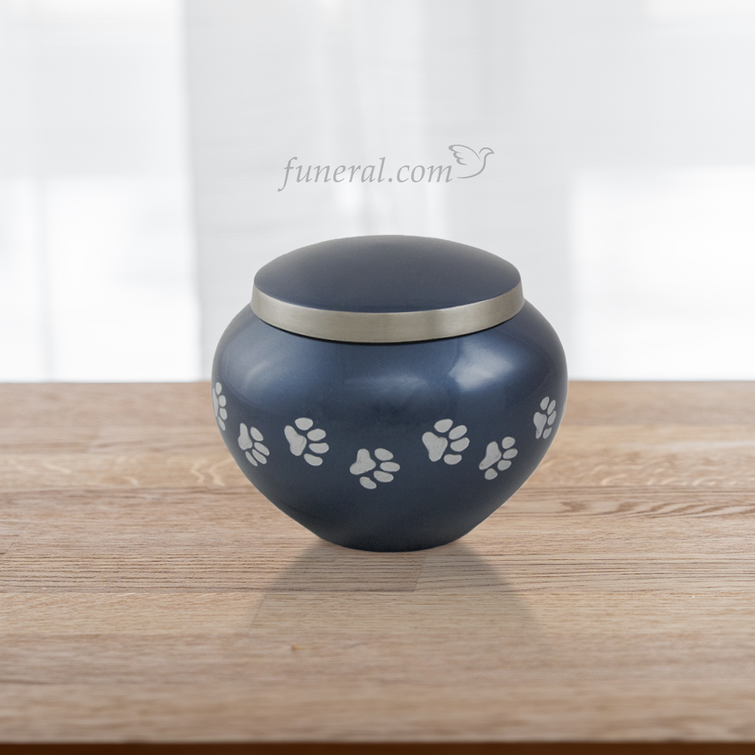 Noah Moonlight Blue Large Pet Urn