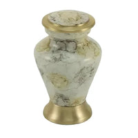 Seraphic White Marble Aluminum Keepsake