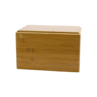 Modest Adult Natural Bamboo Stain MDF Urn