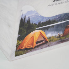 Lakeside Campsite Marble Adult Cremation Urn - Artistic