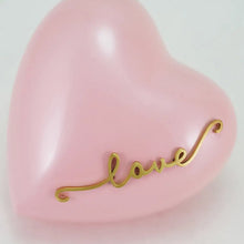 Pink Heart Love Script Medium Pet Cremation Urn