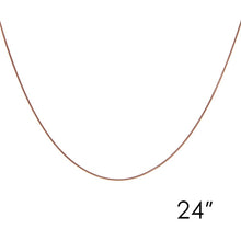 24" Rose Gold Chain