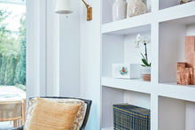 White Gloss MDF Cardinal Adult Cremation Urn - Lifestyle