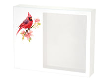 White Gloss MDF Cardinal Shadowbox Medium Cremation Urn - Lifestyle