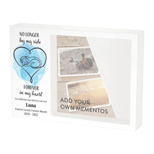 Blue Heart Cat Memento Large Pet Cremation Urn - Personalized