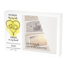 Yellow Heart Cat Memento Large Pet Cremation Urn - Personalized