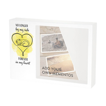 Yellow Heart Cat Memento Large Pet Cremation Urn