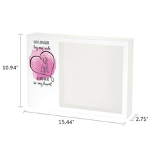 Pink Heart Dog Memento Large Pet Cremation Urn - Dimensions