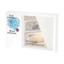 Blue Cat Pink Yarn Memento White Large Pet Cremation Urn