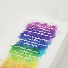 Rainbow Bridge Memento White Large Pet Cremation Urn - Artistic