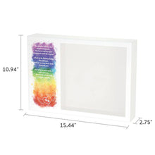 Rainbow Bridge Memento White Large Pet Cremation Urn - Dimensions