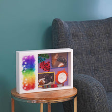 Rainbow Bridge Paws Memento White Large Pet Cremation Urn - Lifestyle