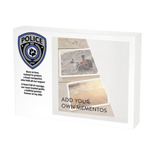 K9 Badge Memento White Large Pet Cremation Urn